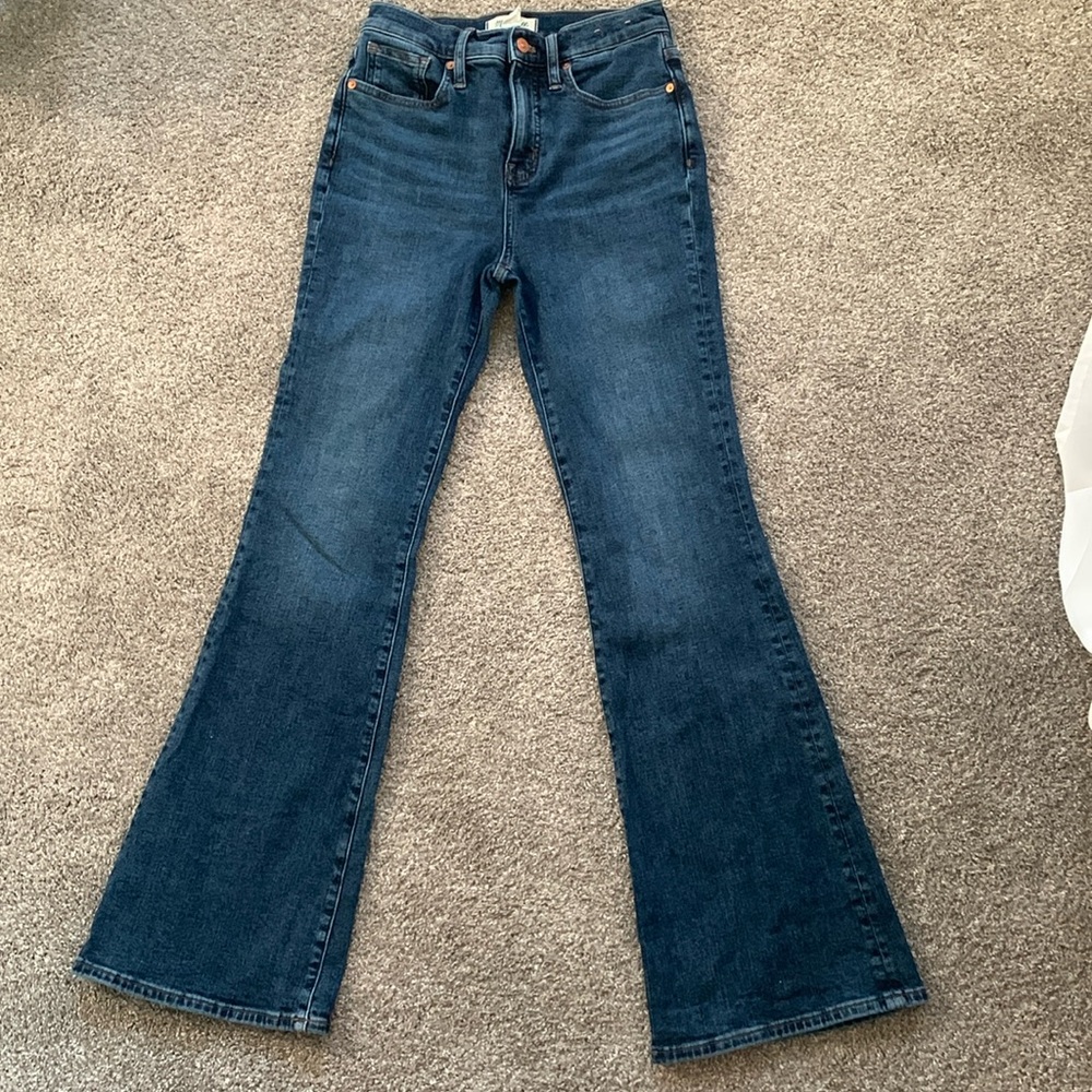Like New Madewell Skinny Flare jeans size 26